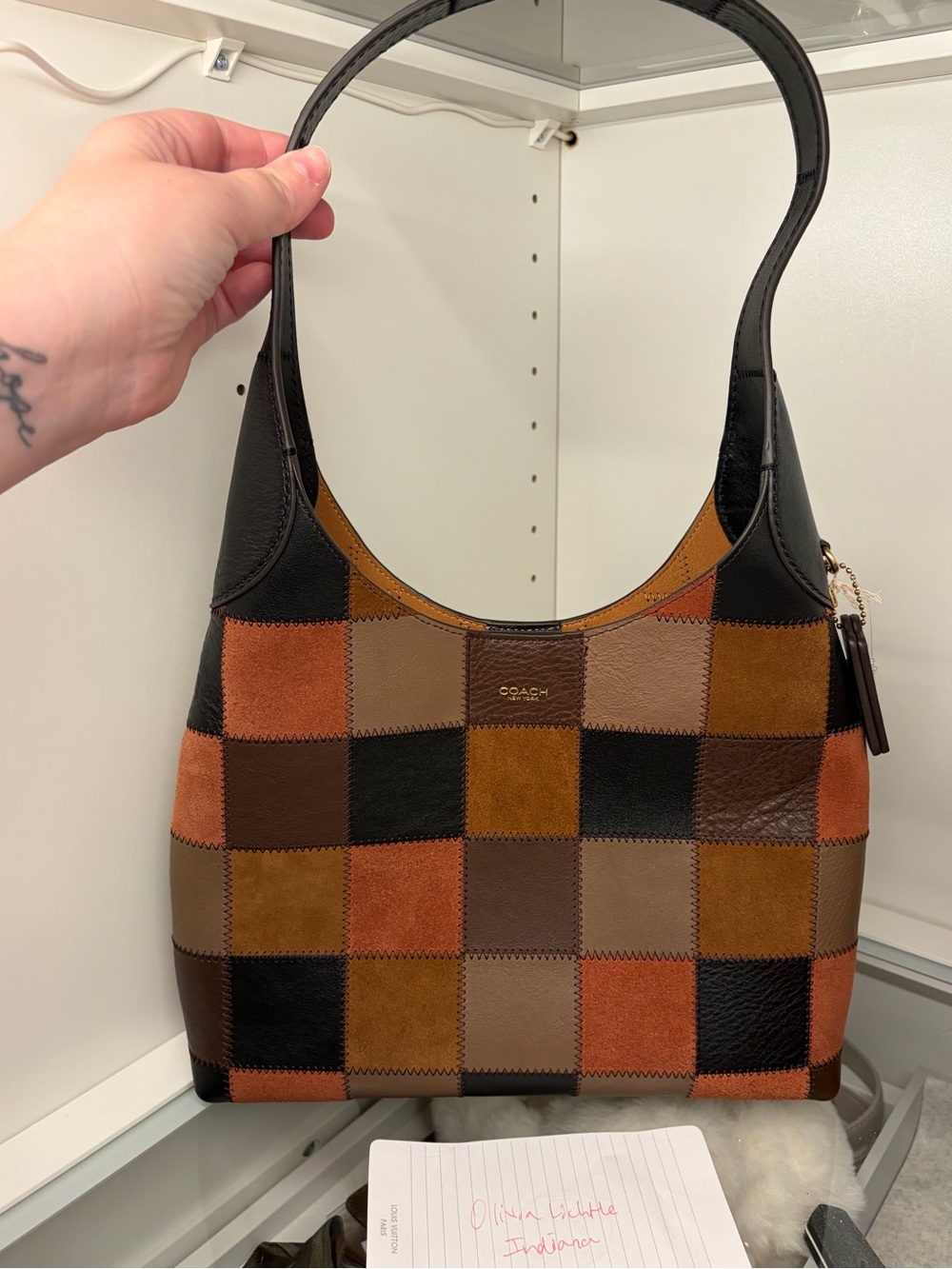 Coach Coachtopia Brooklyn 28 Clay Multi Shoulder Bag (the perfect fall bag!) NEW - Picture 3 of 15